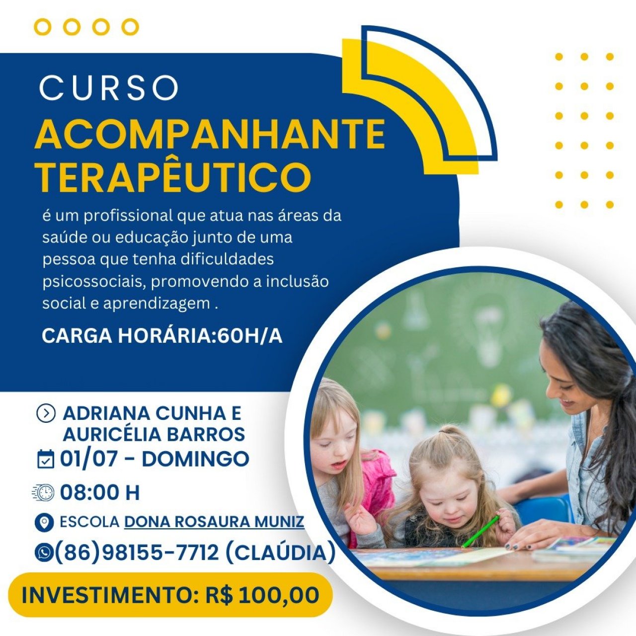 CURSO ACOMPANHAMENTO TERAPÊUTICO