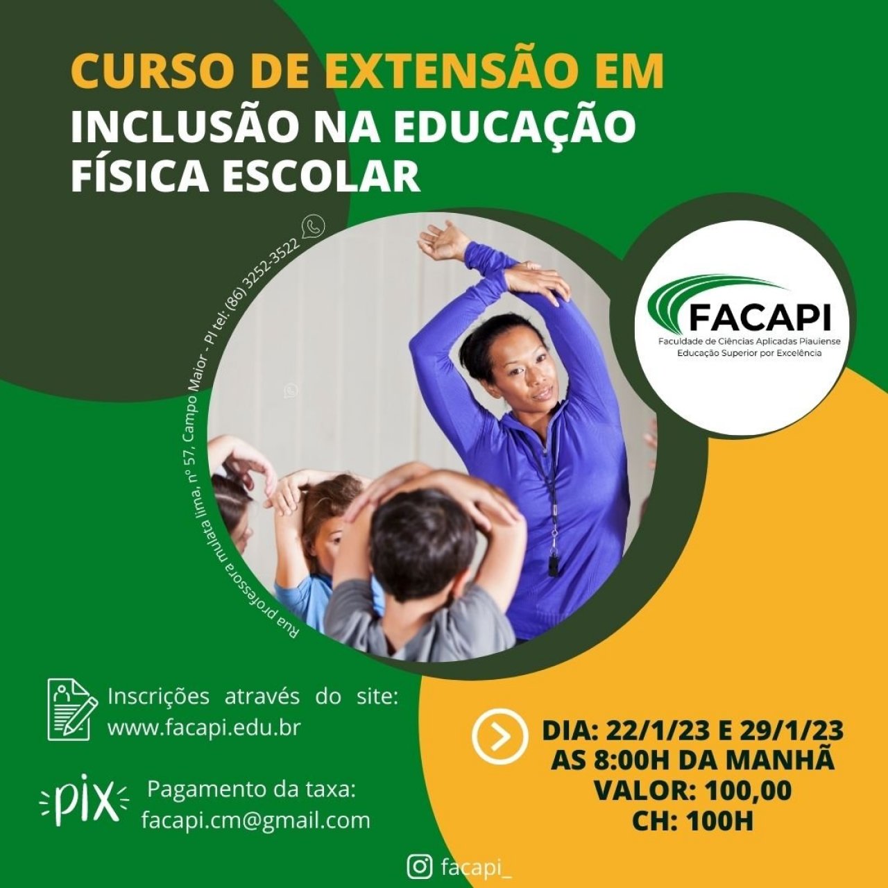 CURSO DE EXTENSÃO EM  INCLUSÃO NA EDUCAÇÃO FÍSICA ESCOLAR