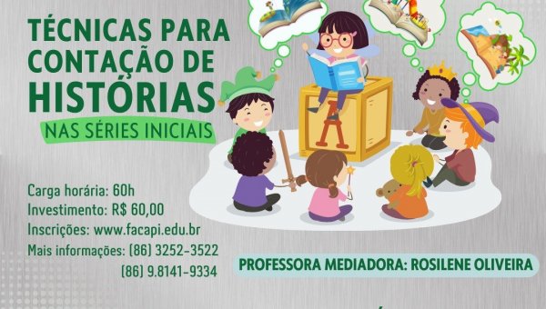 CURSO DE EXTENSÃO: TÉCNICAS PARA CONTAÇÃO DE HISTÓRIAS NAS SÉRIES INICIAIS