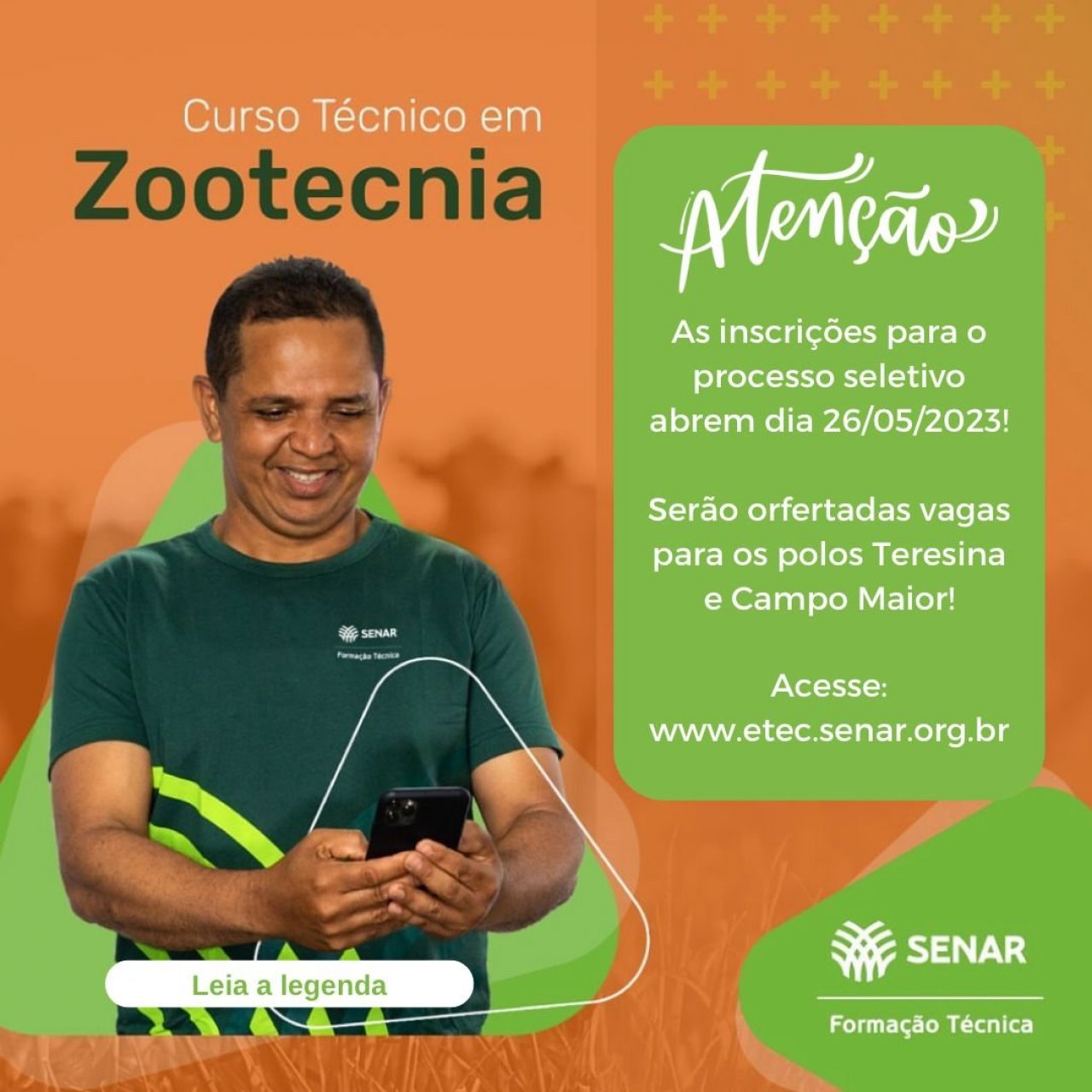 CURSO TÉCNICO EM ZOOTECNIA - SENAR