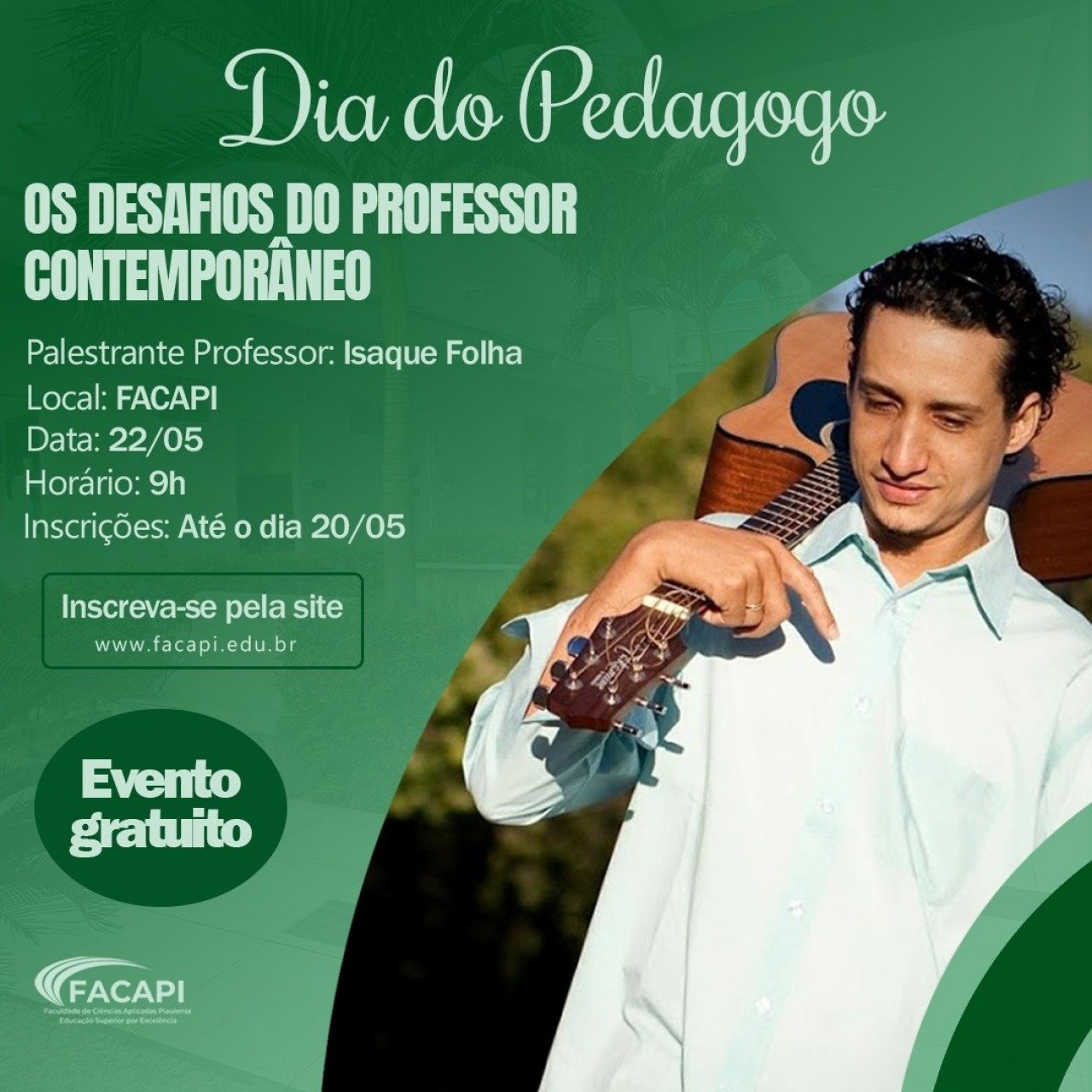 Palestra sobre: OS DESAFIOS DO PROFESSOR CONTEMPORÂNEO