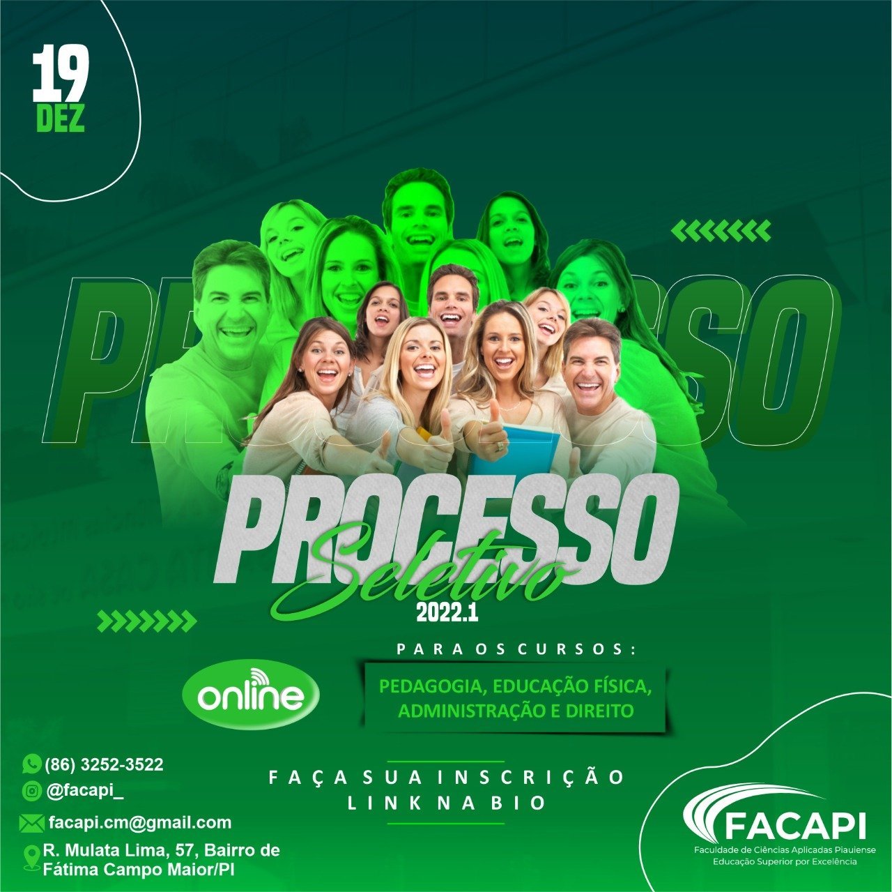 Processo Seletivo Online 2022.1